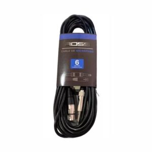 ROSS CCP6M Cable | Micrófono | XLR - Plug | 6 mts | Conector Metalico