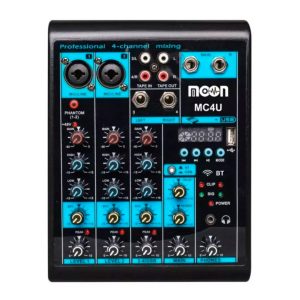 MOON CONSOLA MC4U 4CH USB BLUETOOTH INTERFACE DE AUDIO