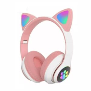 DINAX DXAURABBIT AURICULAR NIÑOS * Sonido Alta Definición* CABLE Miniplug 3.5mm*Orejas de conejo de felpa acolchada* Luz led