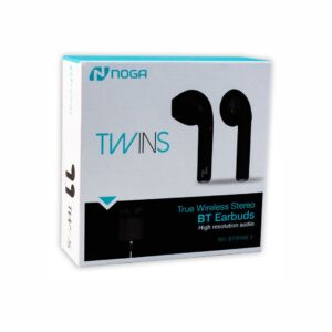 NOGA AURICULAR NGBTWINS2N INALAMBRICO BLUETOOTH IN-EAR NEGRO