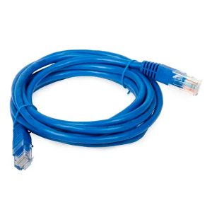 CABLE RED UTP 3MTS AZUL EN BOLSA